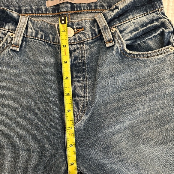 HUDSON Jeans womens Rosie Golden Destructed High-Rise Wide Leg Jean, 23 - Picture 8 of 16